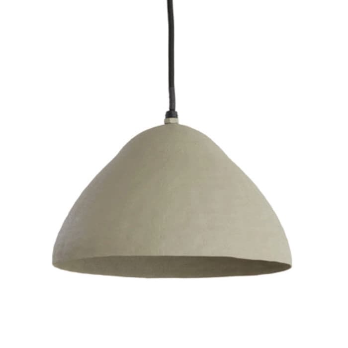 Lámpara colgante metal gris Ø25 cm E27 - LLLC0630