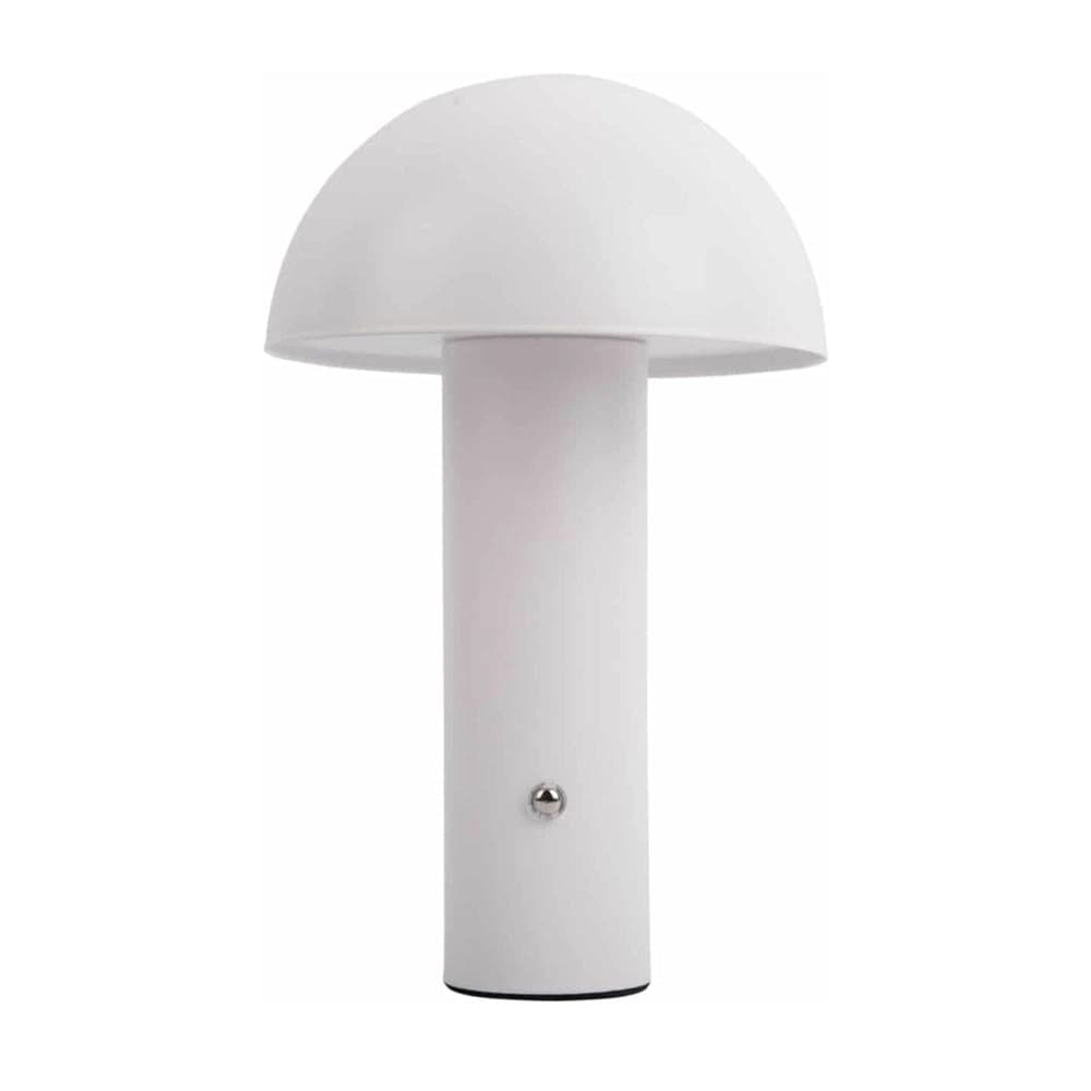 Lámpara de mesa metal blanco recargable 24,5 cm LED - PGLS0079