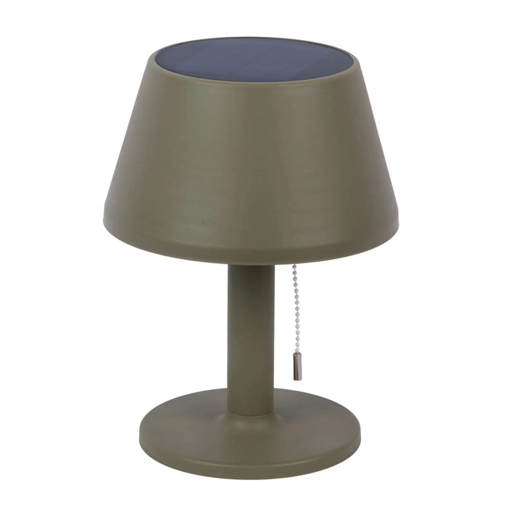 Lámpara de mesa polipropileno verde musgo interior/exterior Ø20xH26 cm LED - PGLS0086
