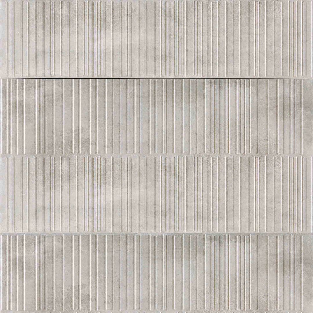 Porcelanato Essen Gris Mate Relieve Lineal 45x90 cm