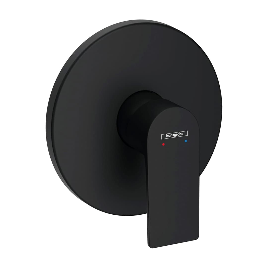 Embellecedor Ducha Rebris E Empotrado 1 Via 72668670 Negro Mate