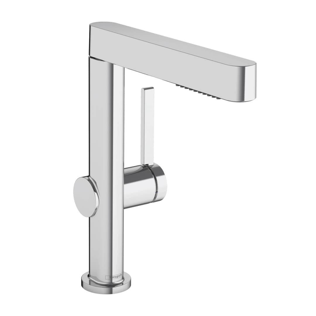 Griferia Lavamanos Finoris Extraible 23 Cm con Desagüe 76063000 Cromada