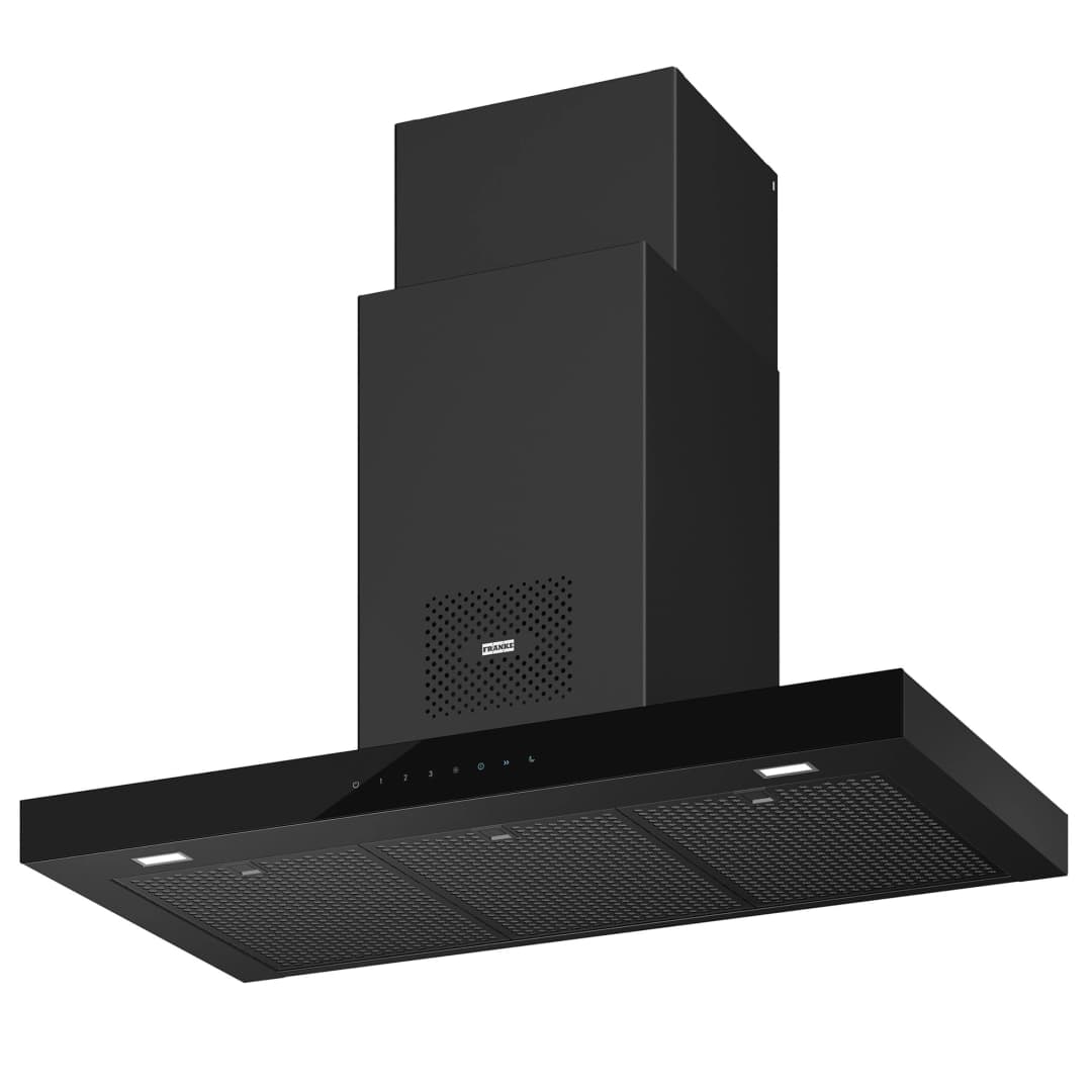 Campana Decorativa Pared Air Hub Mythos Matt F90 Negro