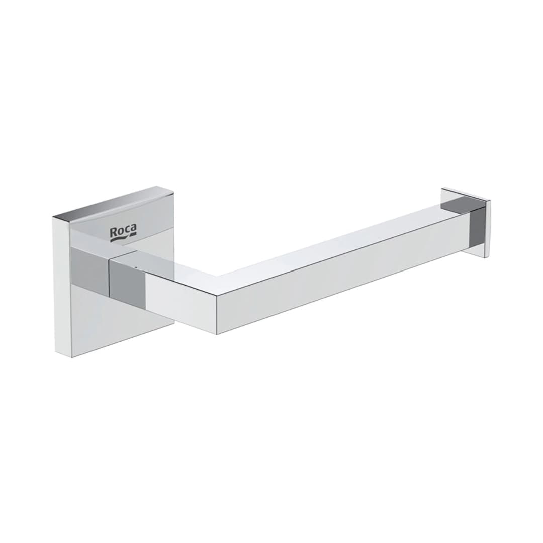 Portarollo Simple Hotels Square Cromado 75x175x23 mm