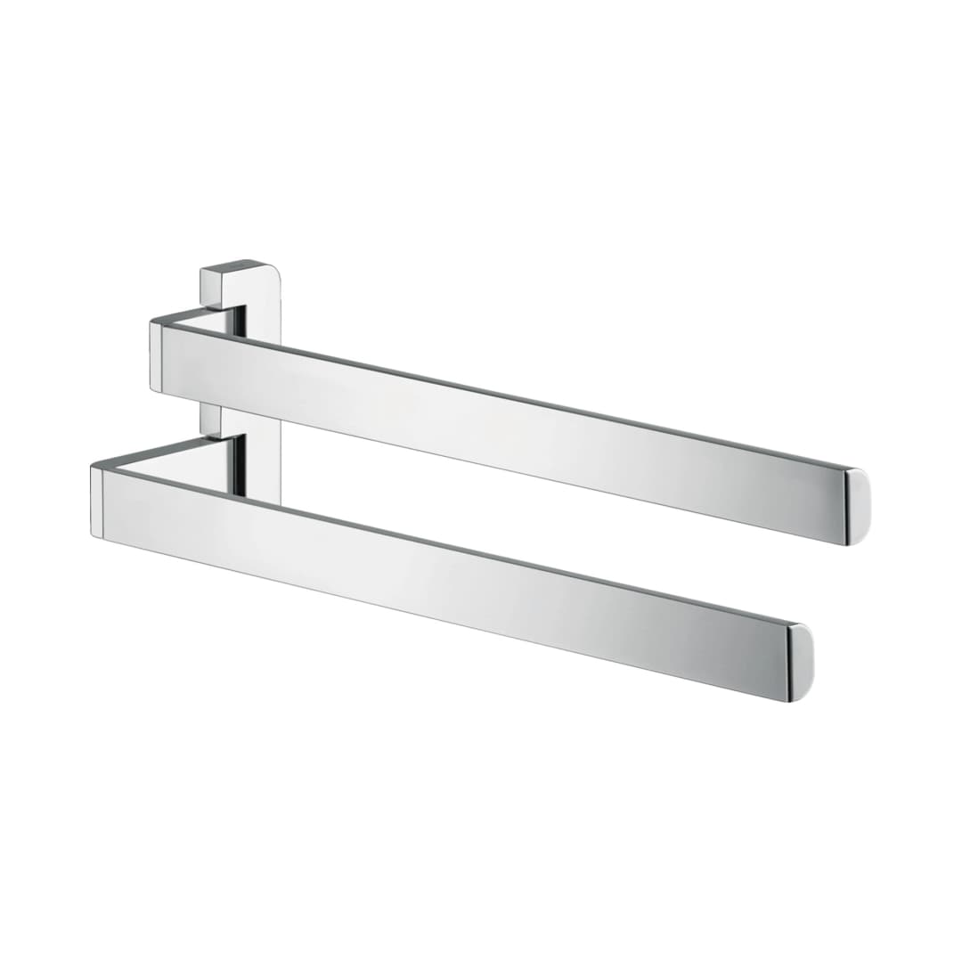 Toallero Universal Doble Cromado 40.9x8.4x12 cm