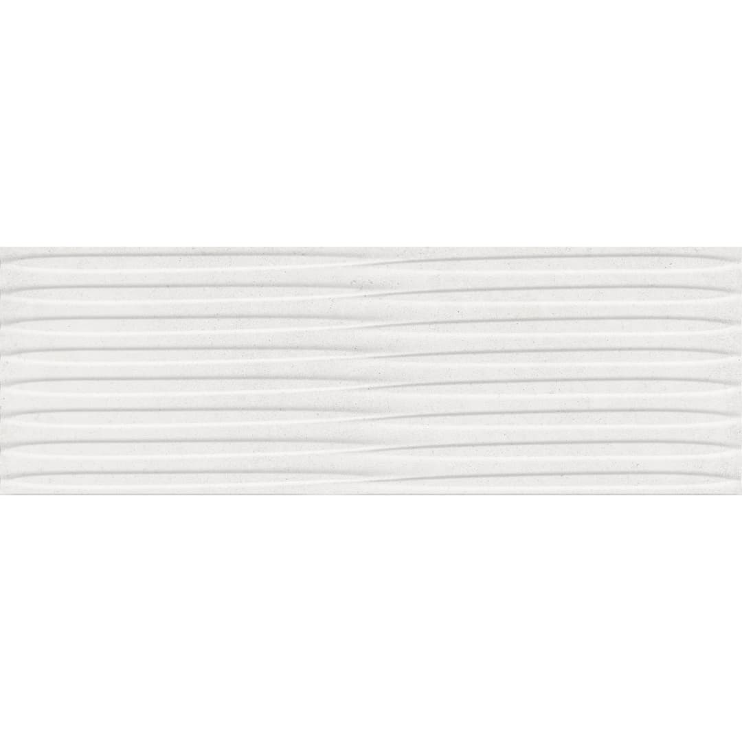 Cerámica Muro Sable Metric Blanco Mate 30.5x90 cm