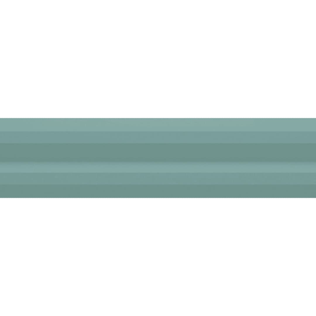 Cerámica Muro Stripes Teal Mate 7.5x30 cm