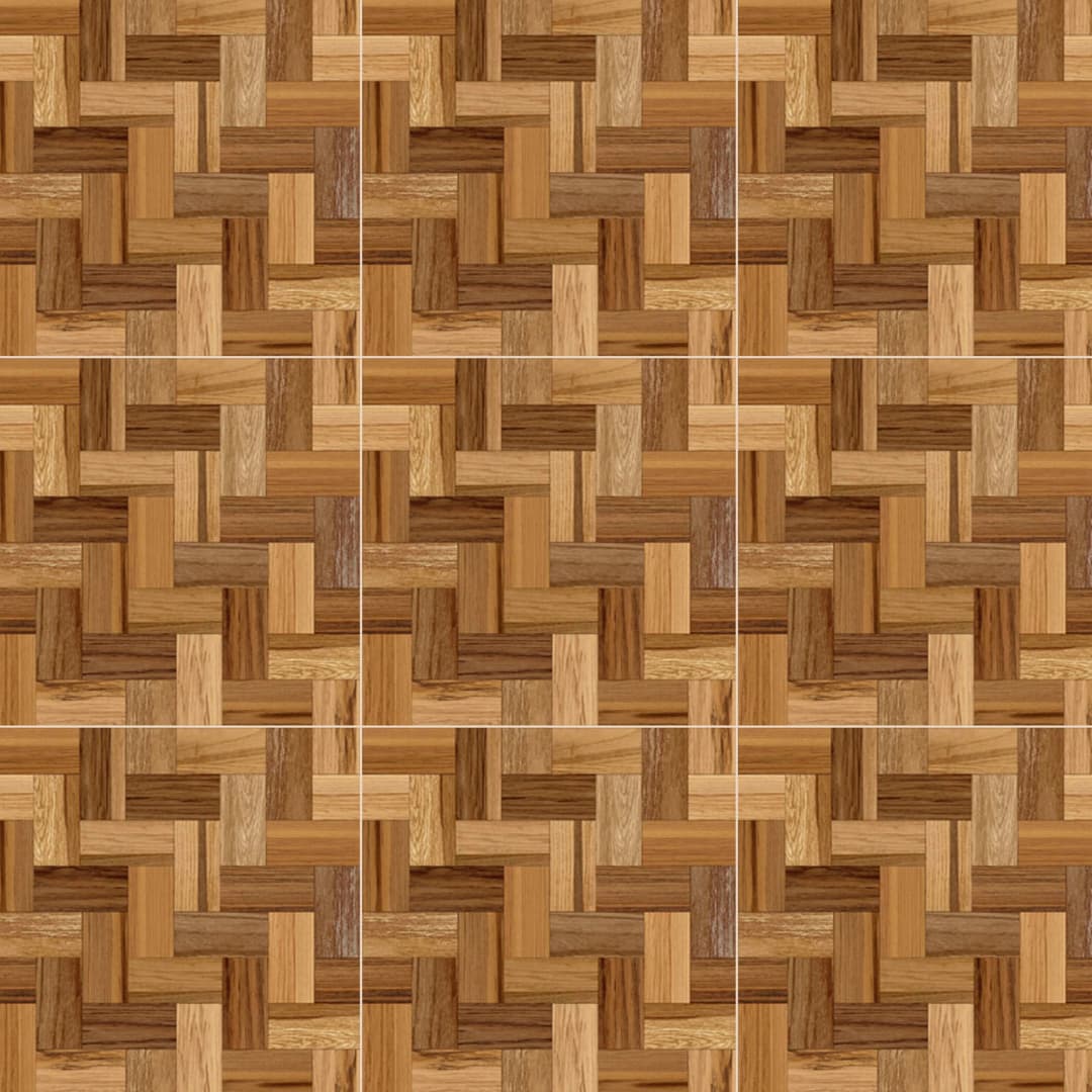 Cerámica Parquet Café Oscuro Brillante 60x60 cm