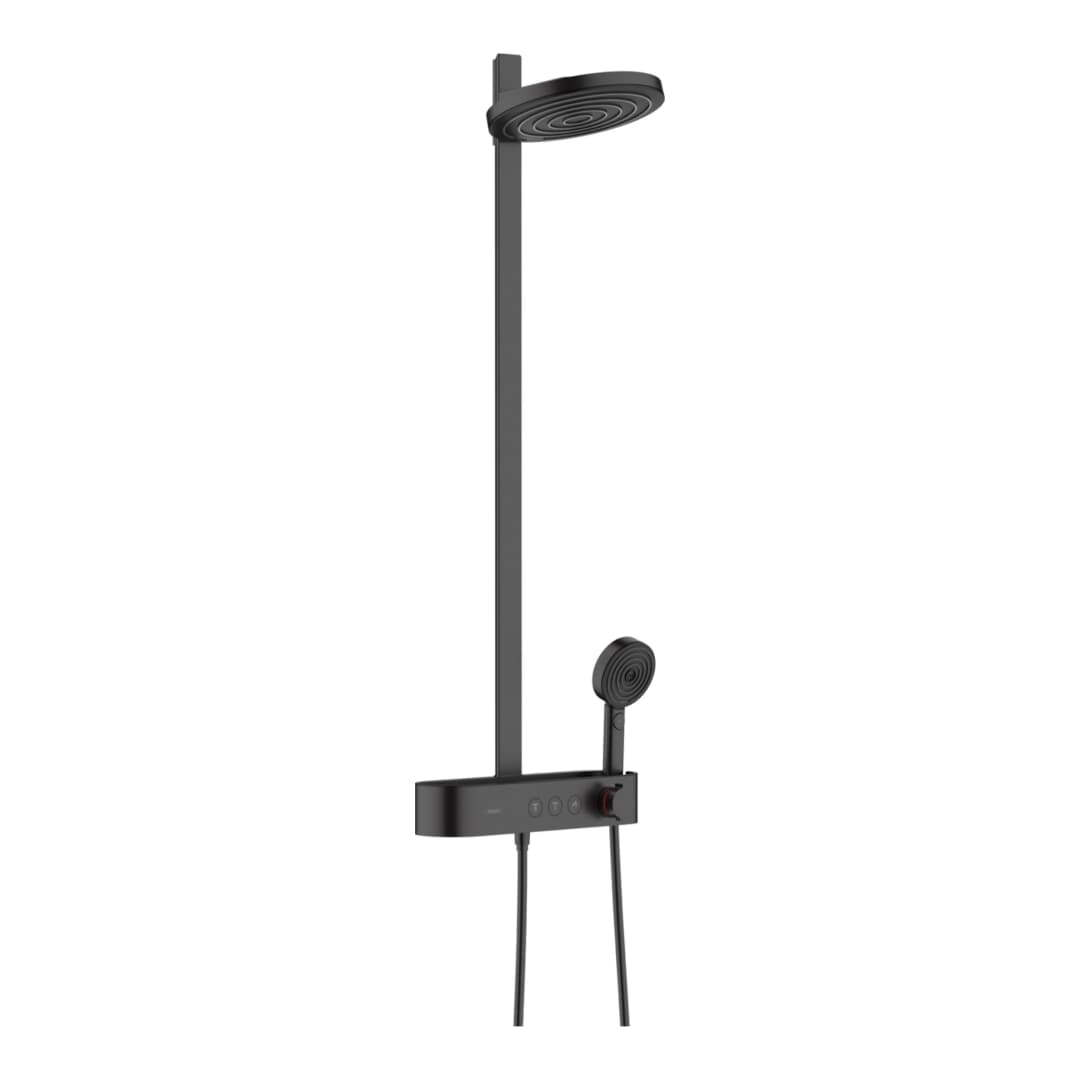 Columna de Ducha Pulsify 2 jet con termostato Negro Mate