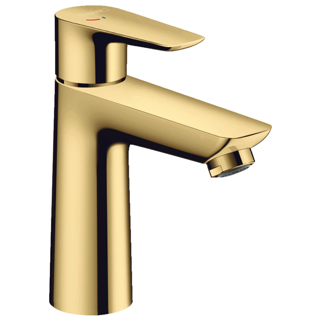 Griferia Lavamanos Talis E 11 Cm Coldstart C/Desagüe 71713990 Polished Gold