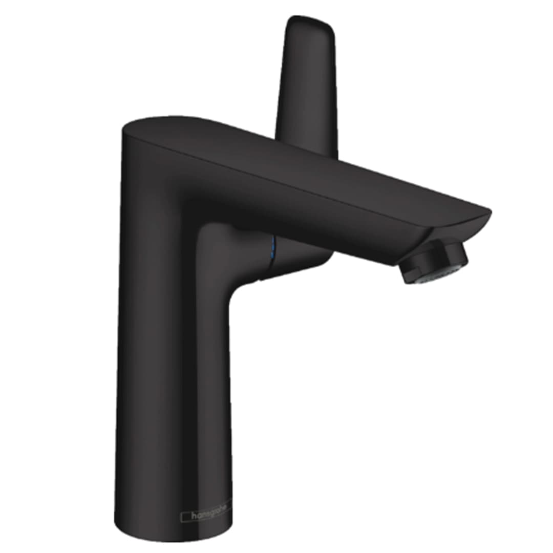 Griferia Lavamanos Talis E Lateral 15 Cm C/Desagüe 71754670 Negro Mate