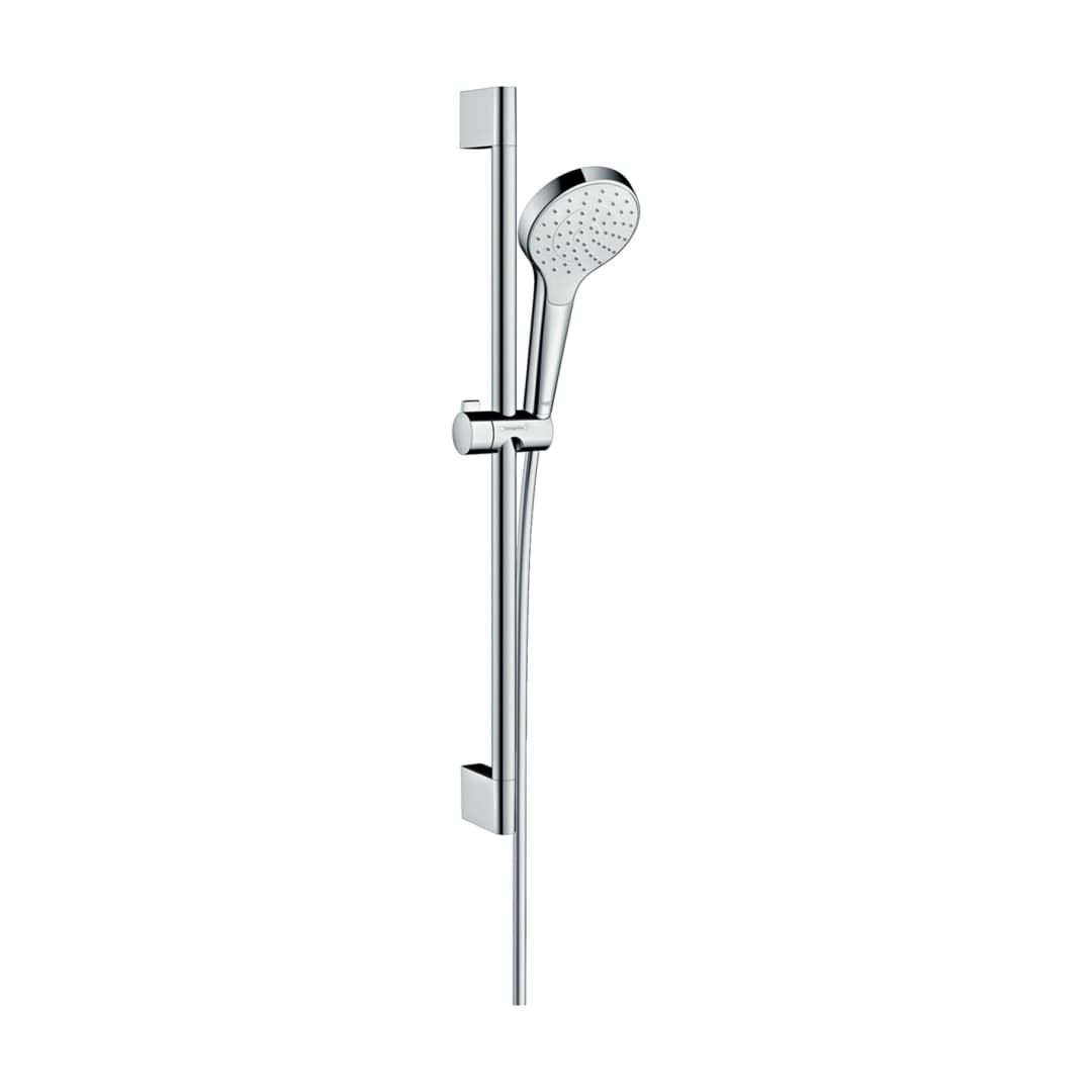 Set Barra Ducha Crometta Select S 26564400 Blanco Cromo
