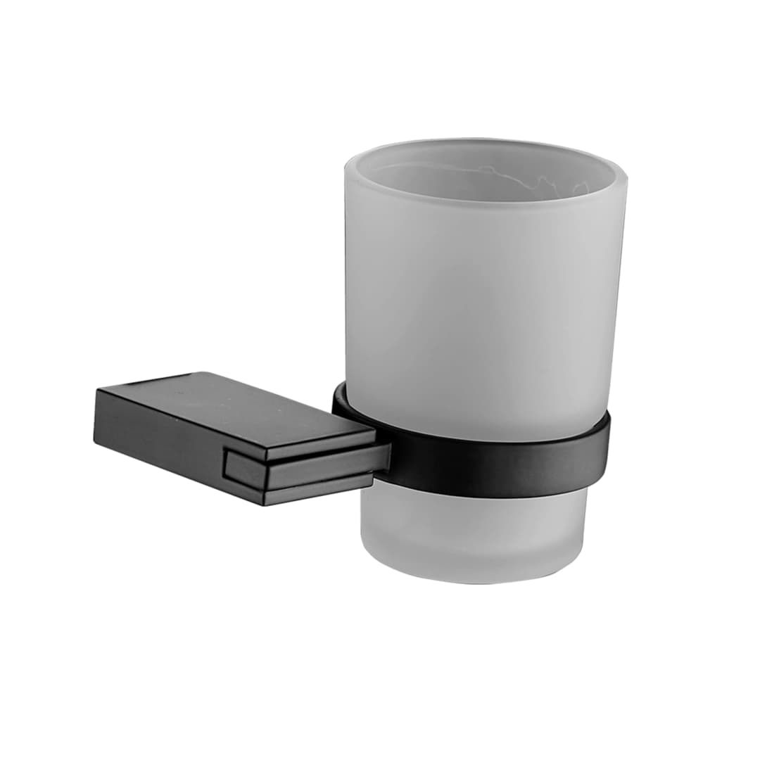 Portavaso Asis Acero Inoxidable 304 Negro 6.3x11x8.9 cm