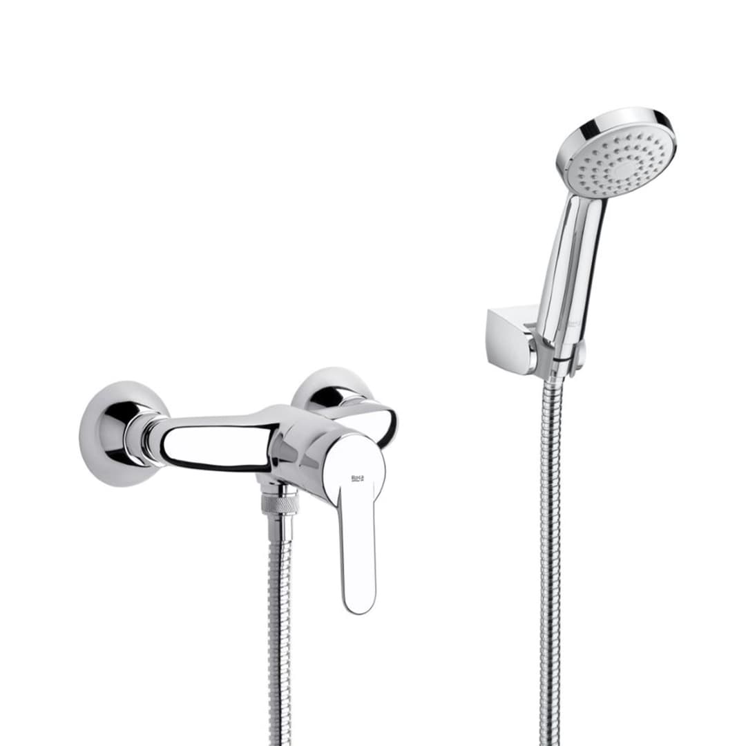 Grifería Ducha Victoria-N Expuesta C/Ducha Fono, Flexible, Soporte A5a2025c02 Cromo