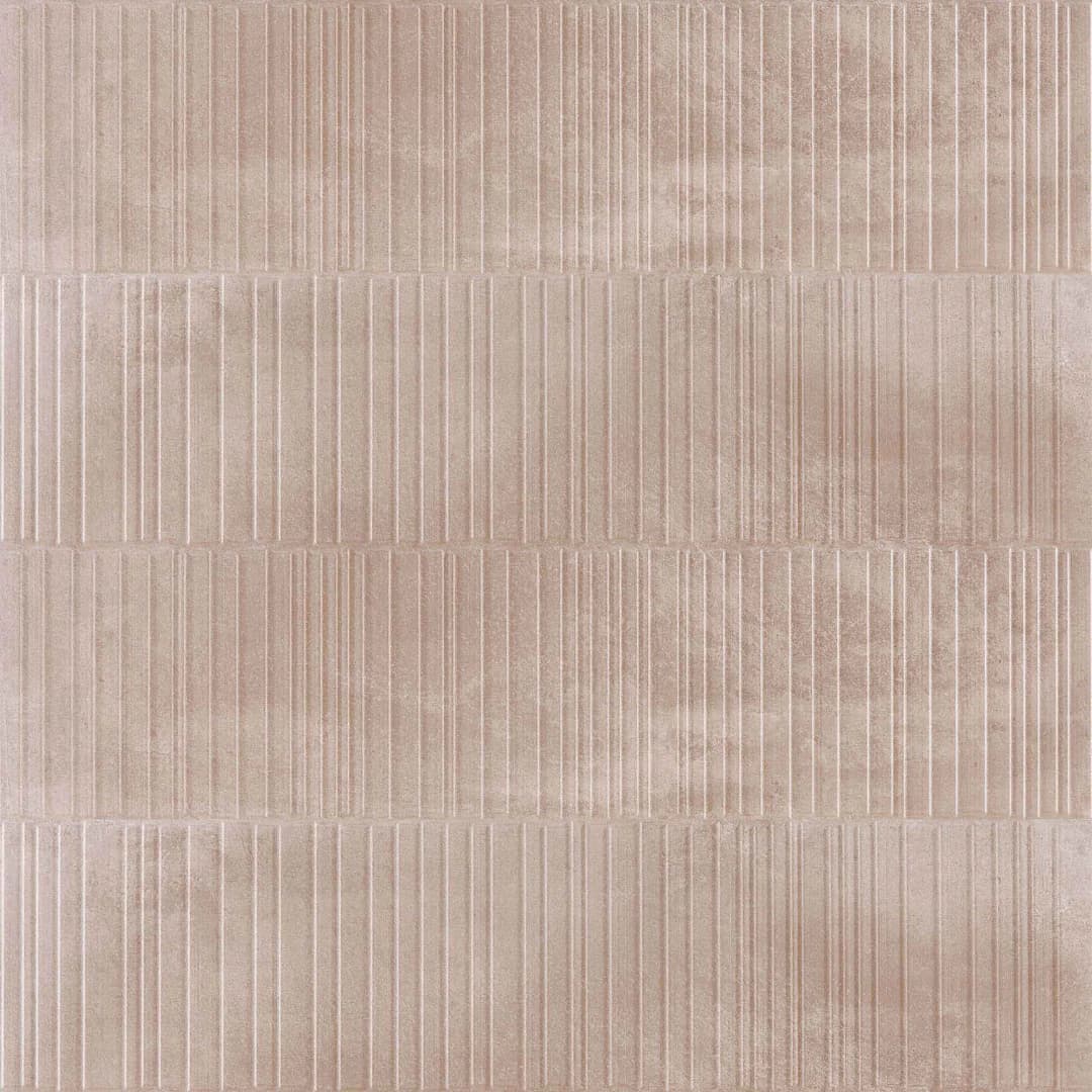 Porcelanato Essen Tortora Café Mate Relieve Lineal 45x90 cm
