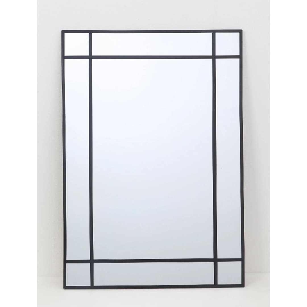 Espejo Decor Rectangular Negro 60x90 cm