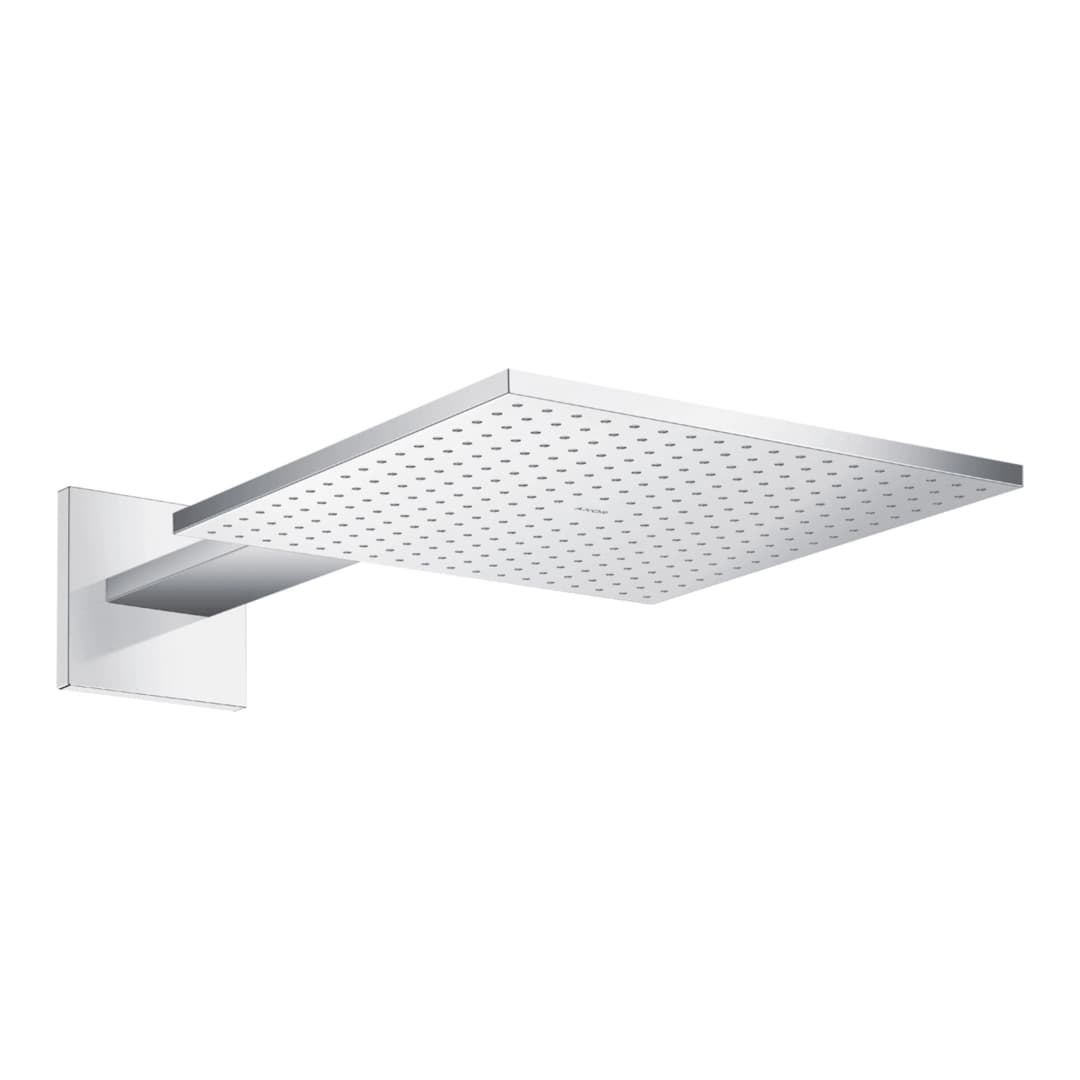Plato de ducha Soluciones de Ducha Axor cuadrado con brazo cromado 300 mm