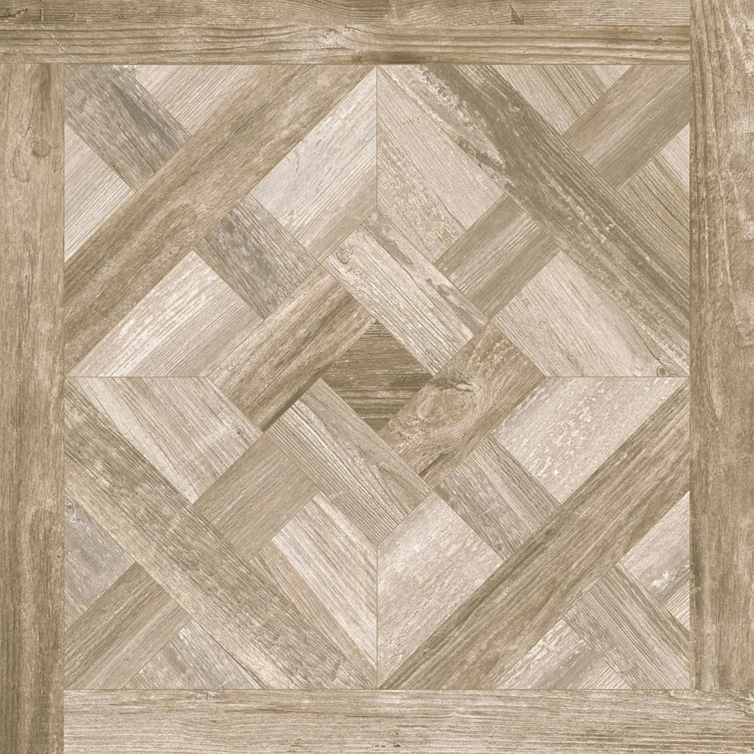 Porcelanato Artwood Inlay Beige Mate Antideslizante 60x60 cm