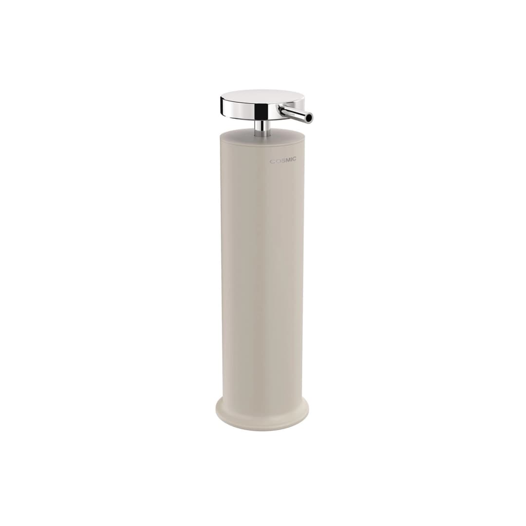 Dispensador Jabón Sobreponer Geyser Gris Mate 60x80x200mm 150ml
