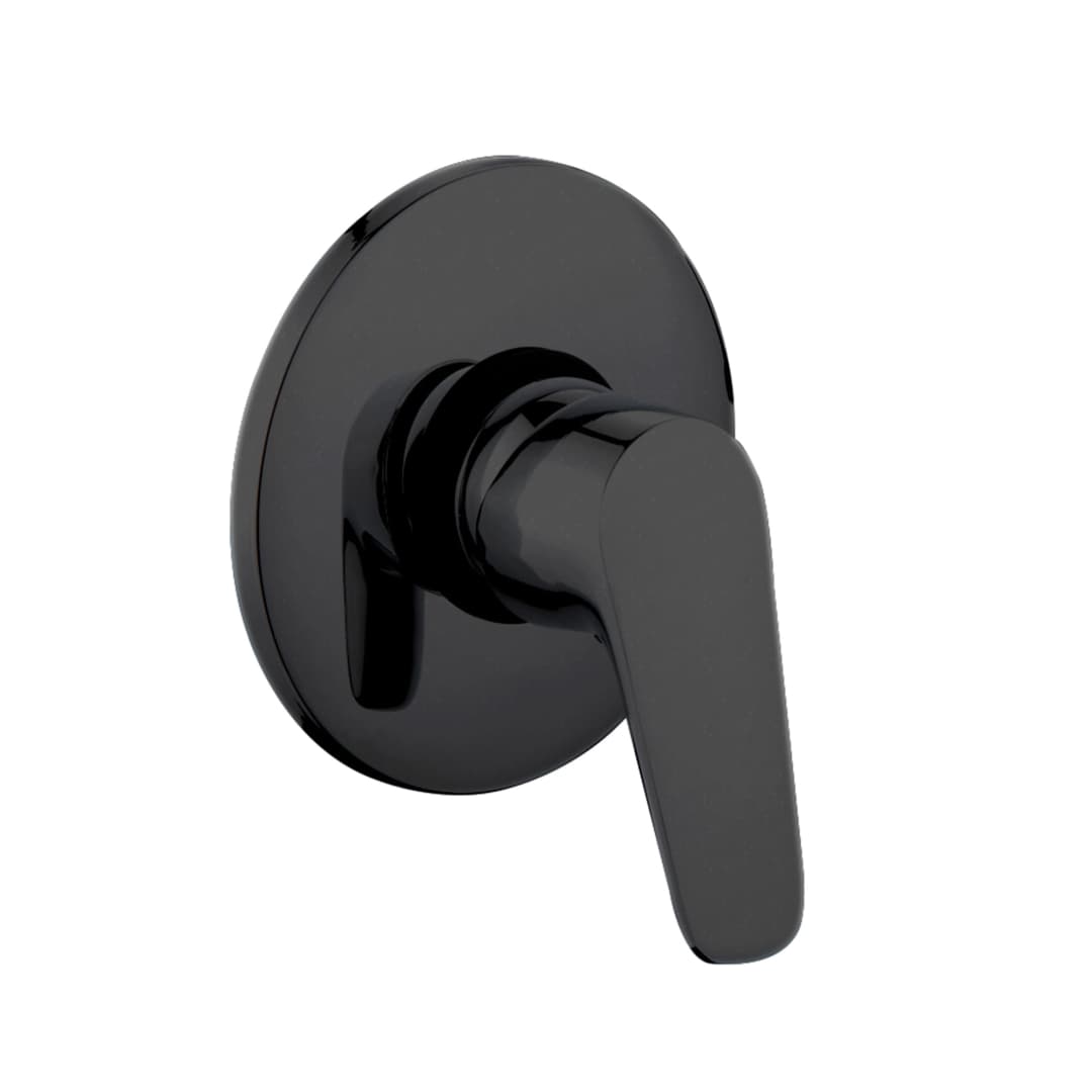 Mezclador Ducha Concept Empotrado 1 Vía Negro Mate