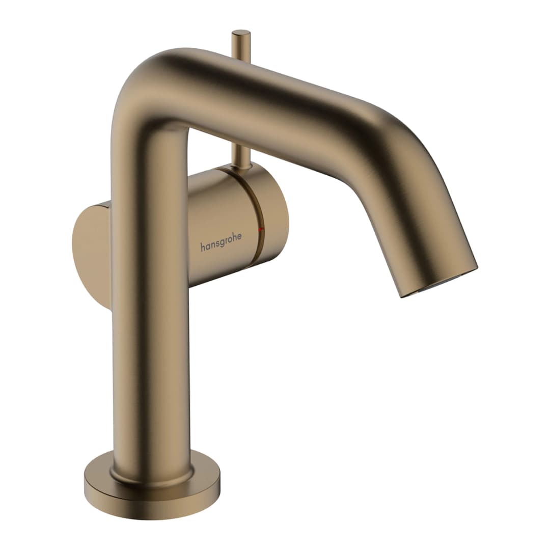 Griferia Lavamanos Tecturis S Lateral 11 Cm C/Desagüe 73320140 Brushed Bronze