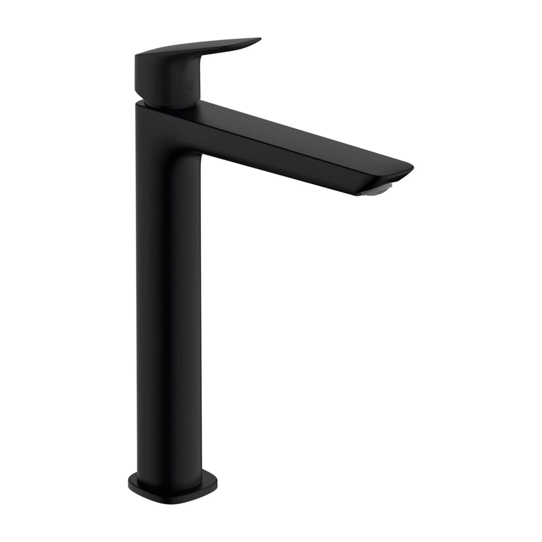 Griferia Lavamanos Logis Fine 24 Cm sin Desagüe 71258670 Negro Mate