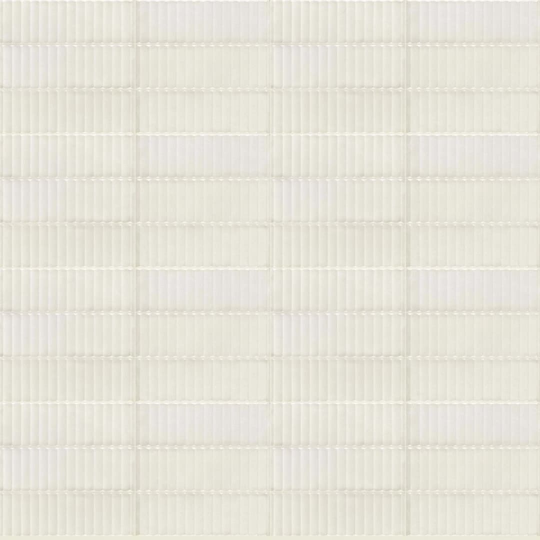 Cerámica Muro Verre Blanco Ondule Brillante 29.5x59.5 cm