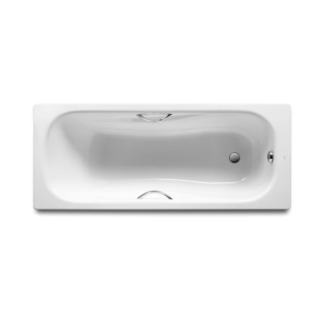Tina Empotrada Princess Borde Plano con Antideslizante y con Asas Blanco 1700x700 mm