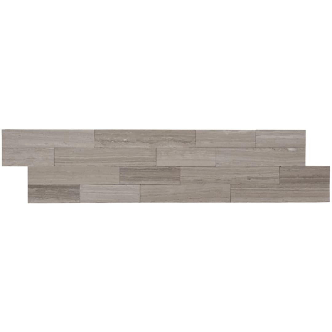 Piedra Fachaleta Blanca Marble Wood 15x60 cm