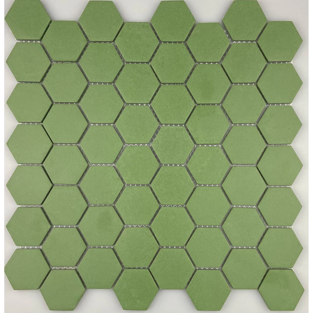 Mosaico Eco Hexagon Indian Green 30.5x30.5 cm