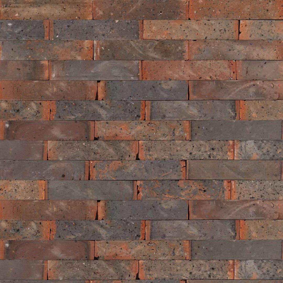 Ladrillo Antique Red Mix Brushed 23,5x5x1,2 cm