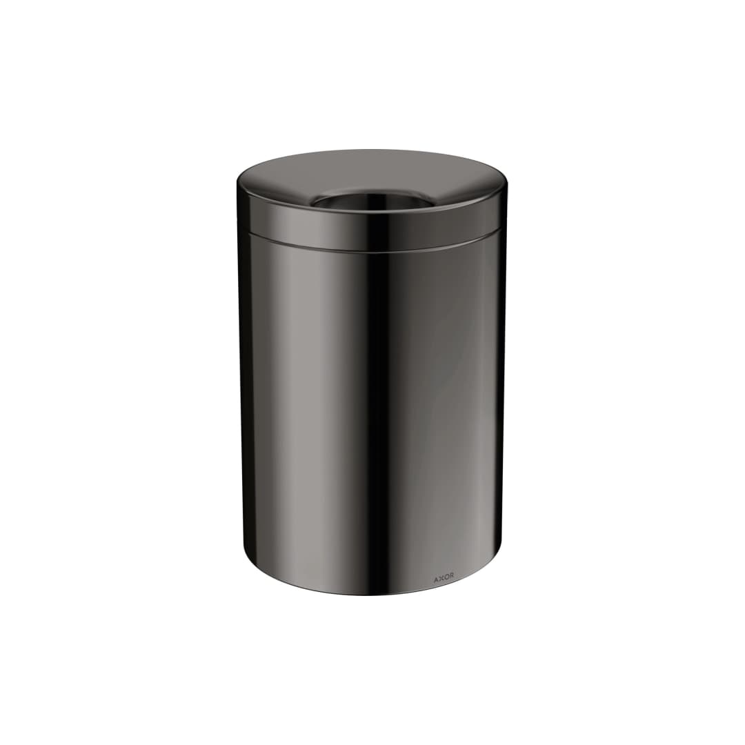 Basurero Universal Metal Negro 18x18x26.7 cm