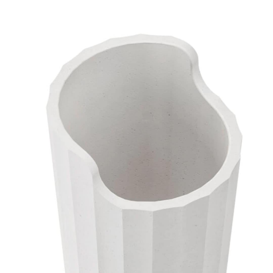 Vaso Portacepillos Sobreponer Avenir Blanco Natural 74x74x133mm