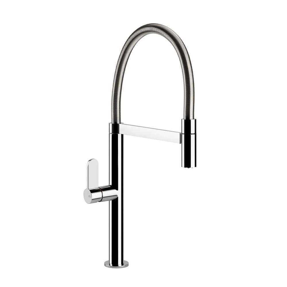 Grifería Cocina Venetto Extraíble Caño Flexible Cromada