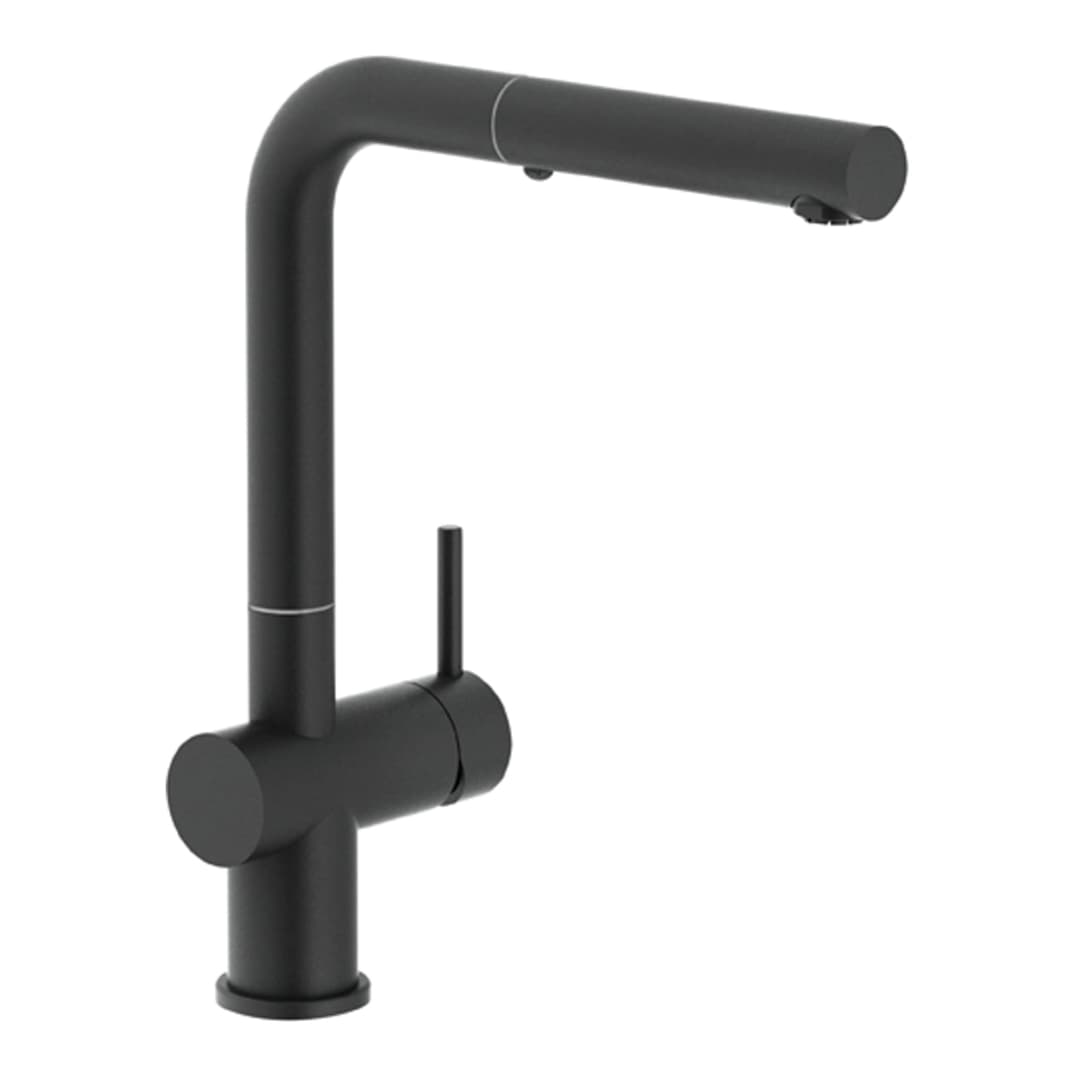 Grifería Cocina Franke Active Plus Extraible Negro Mate