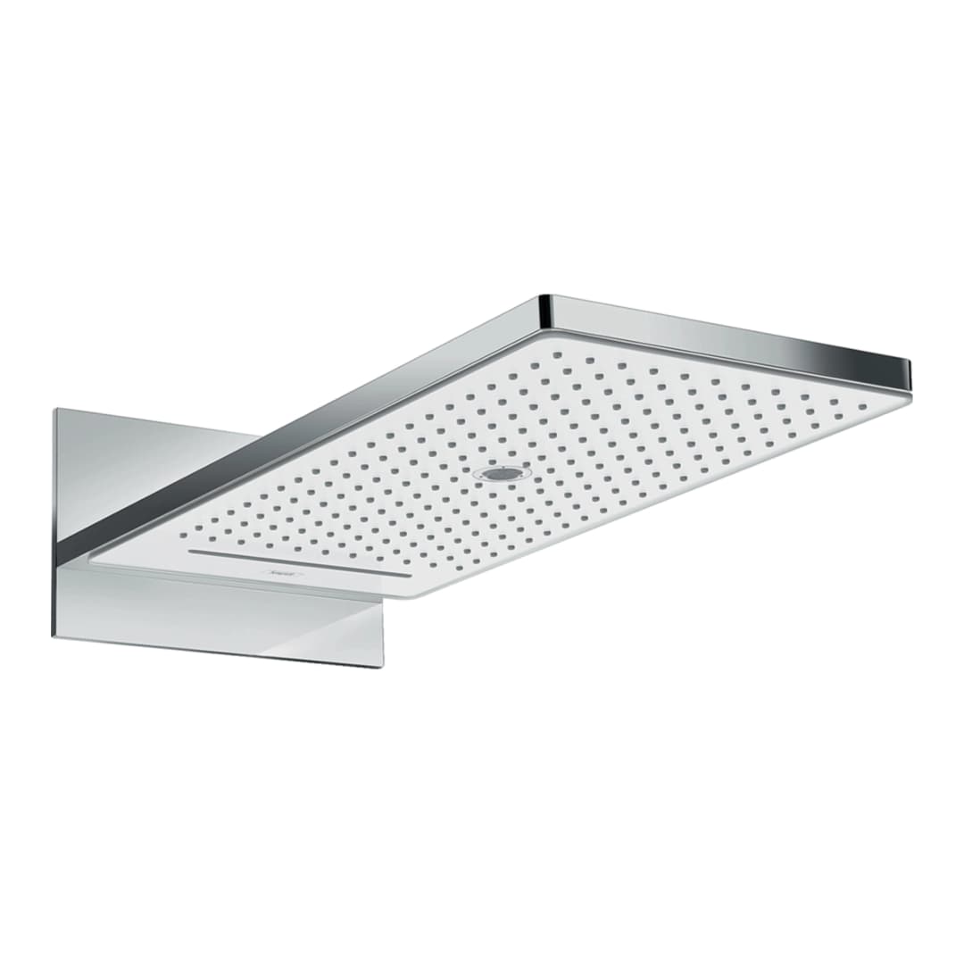 Plato Ducha Rainmaker Select Cuadrado 58 cm 3 Jet C/Soporte 24001400 Blanco Cromo