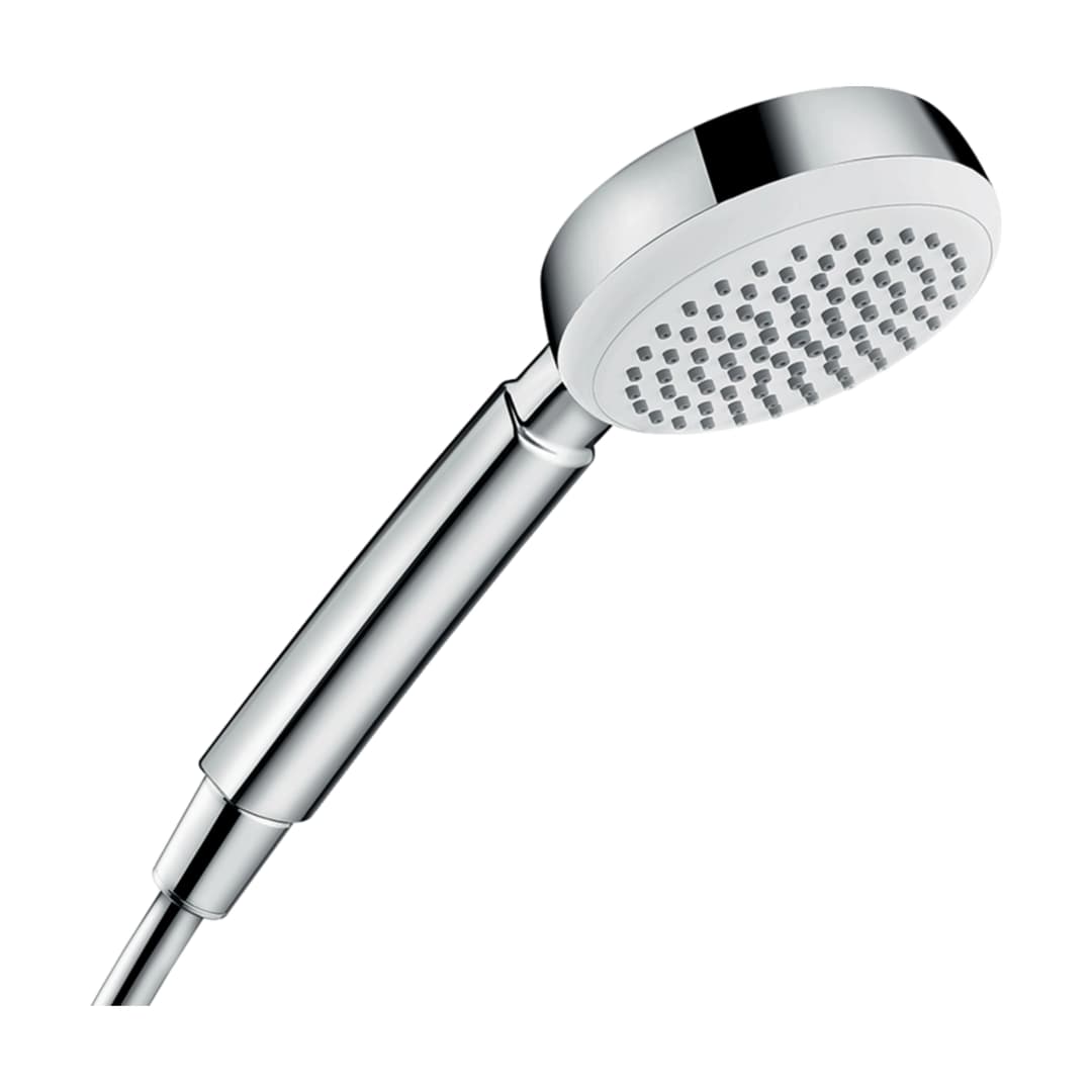 Grifería Ducha Fono Crometta Blanco Cromado