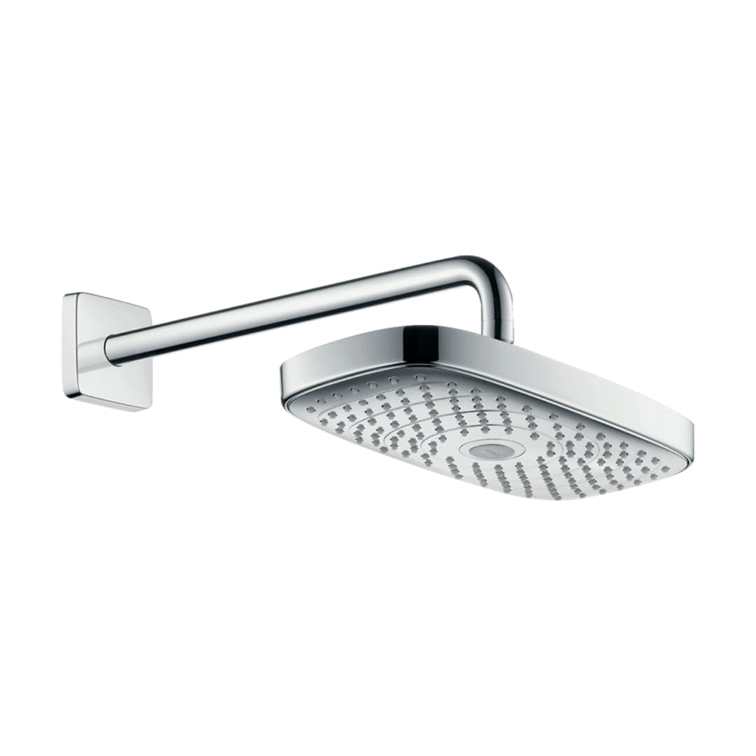 Grifería Ducha Fija Raindance Select a Muro con Brazo Rectangular Cromado 2 Jet
