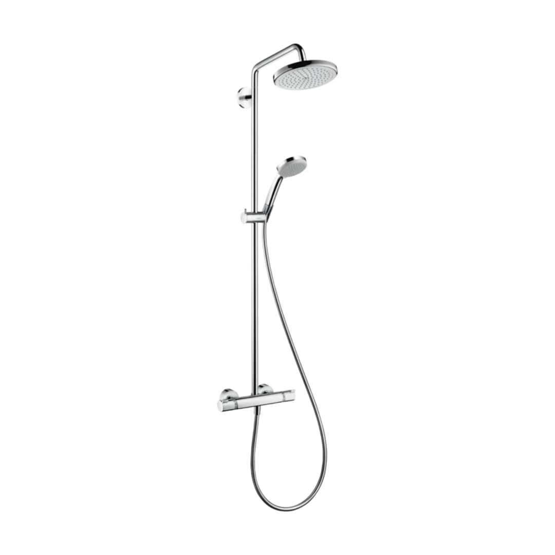 Columna Ducha Croma 22 cm C/Termostato 27185000 Cromo