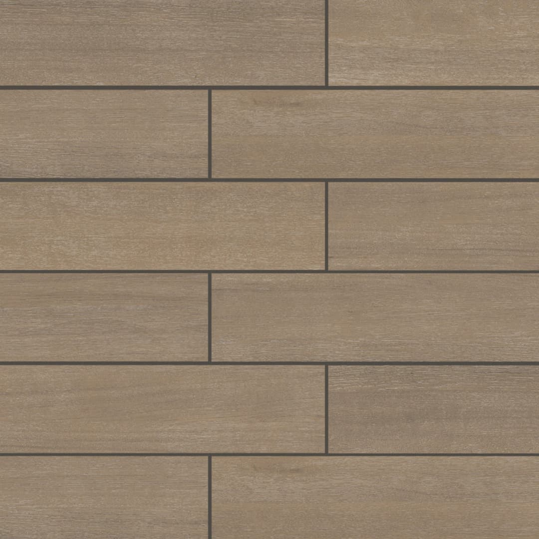 Porcelanato Dakka Plus Natural Café Mate 20x120 cm