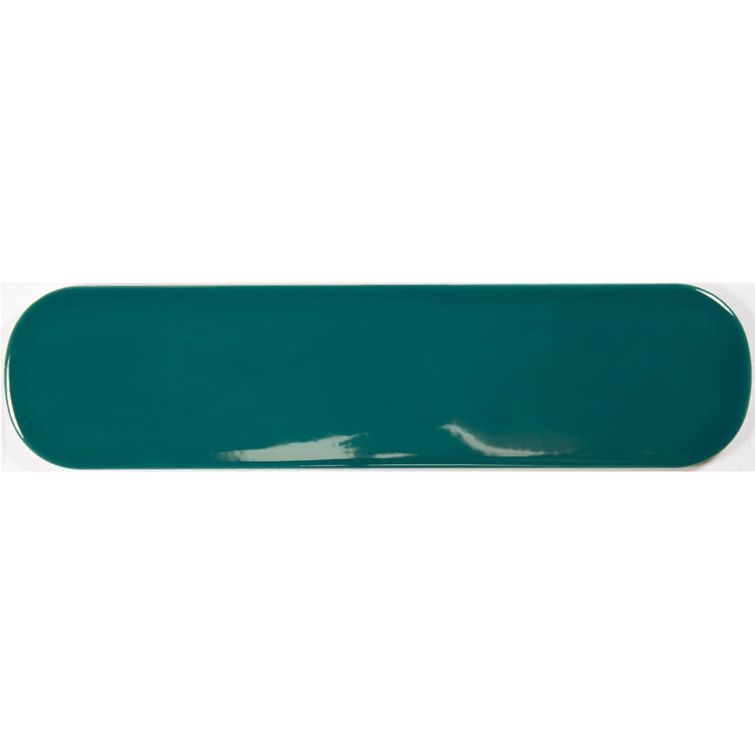 Cerámica Muro Grace O Turquesa Brillante 7,5x30 cm