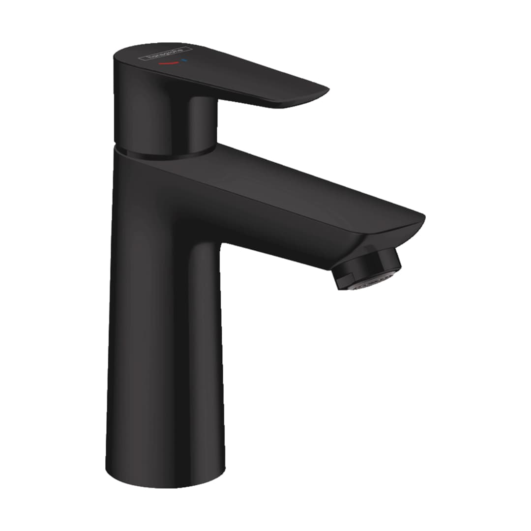 Griferia Lavamanos Talis E 11 Cm Coldstart C/Desagüe 71713670 Negro Mate