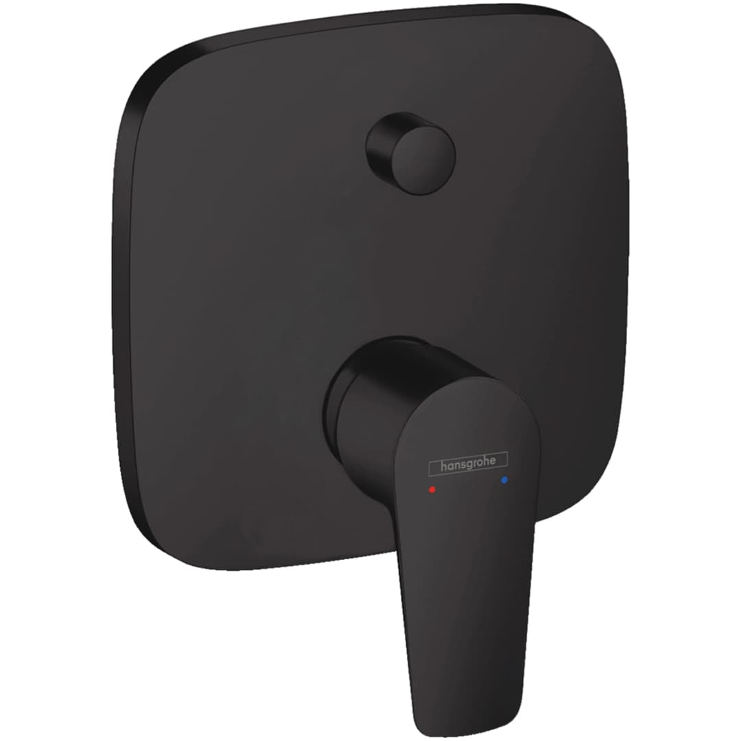Embellecedor Tina Talis E Empotrado 2 Vias 71745670 Negro Mate