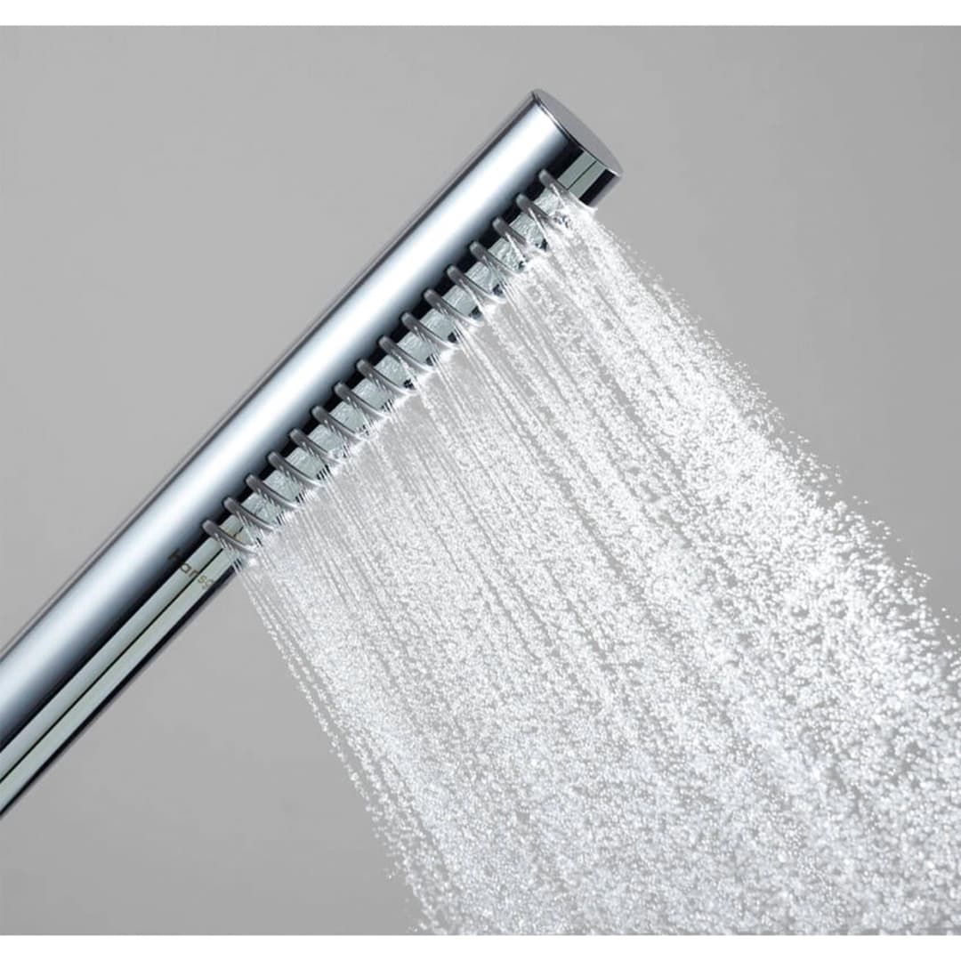 Grifería Ducha Fono Pulsify 1 Jet Ecosmart Bastón Cromada