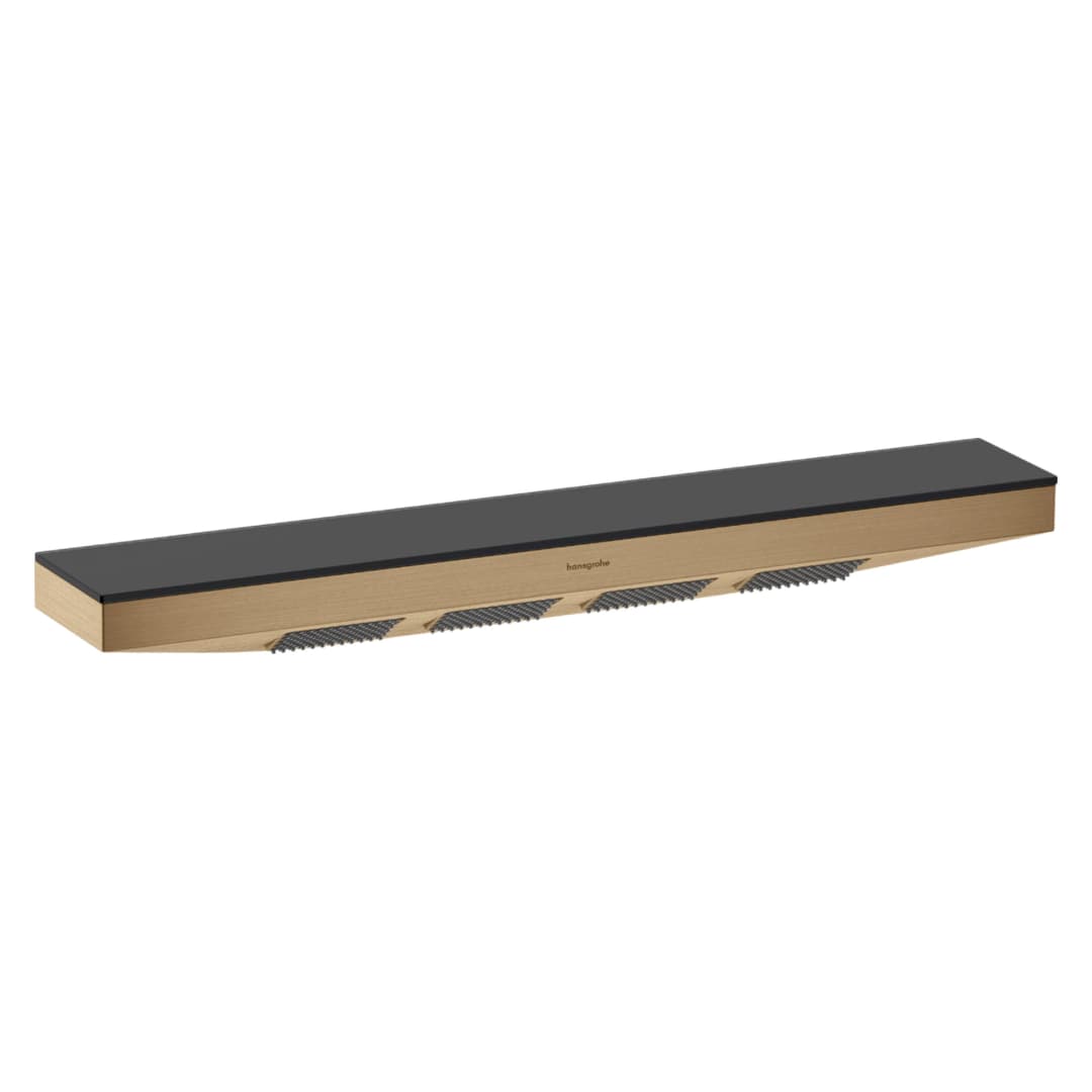 Jet Espalda Rainfinity 1 Jet con Repisa de Ducha Brushed Bronze 100 mm