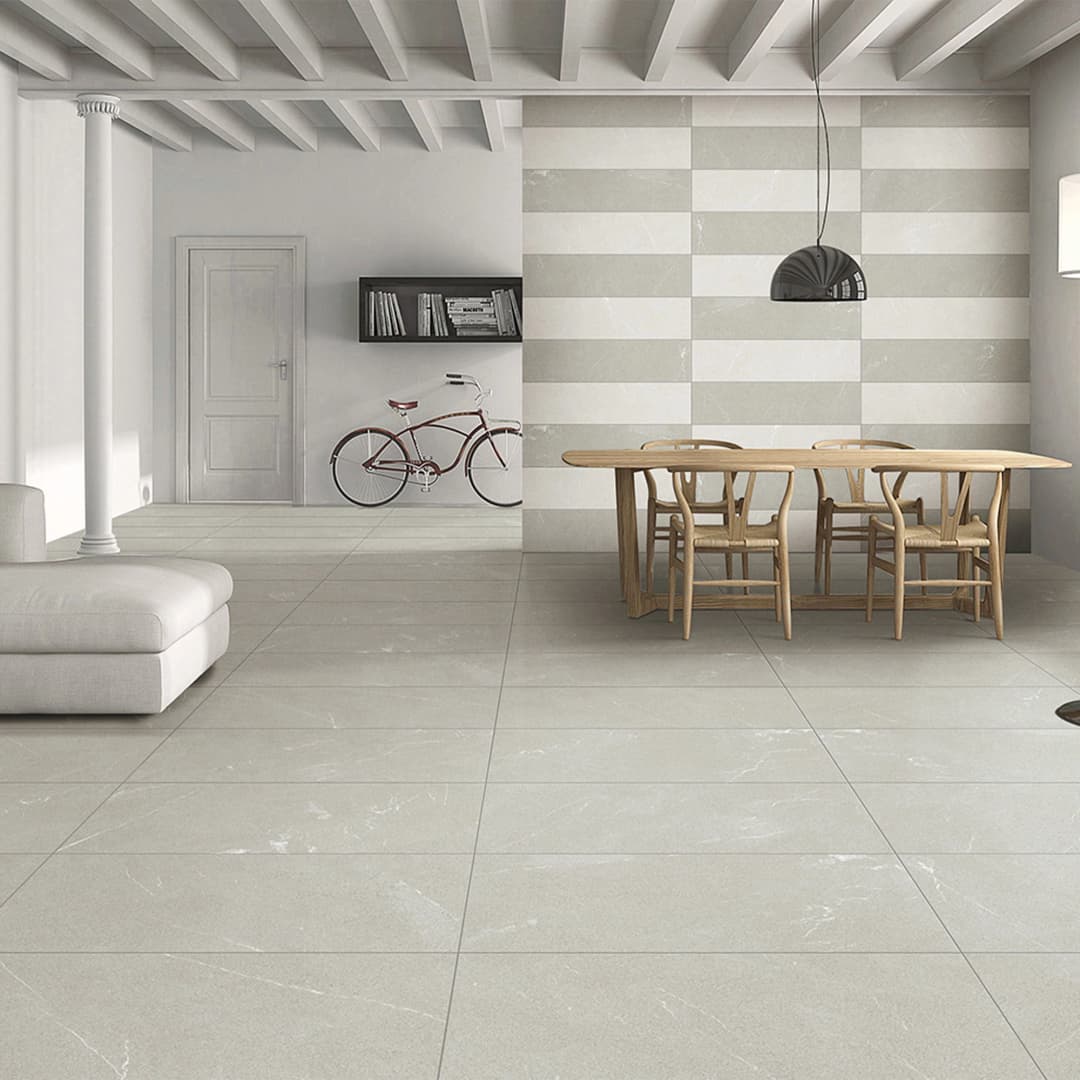 Porcelanato Piasentina Grigio Chiaro Antideslizante 30x60 cm