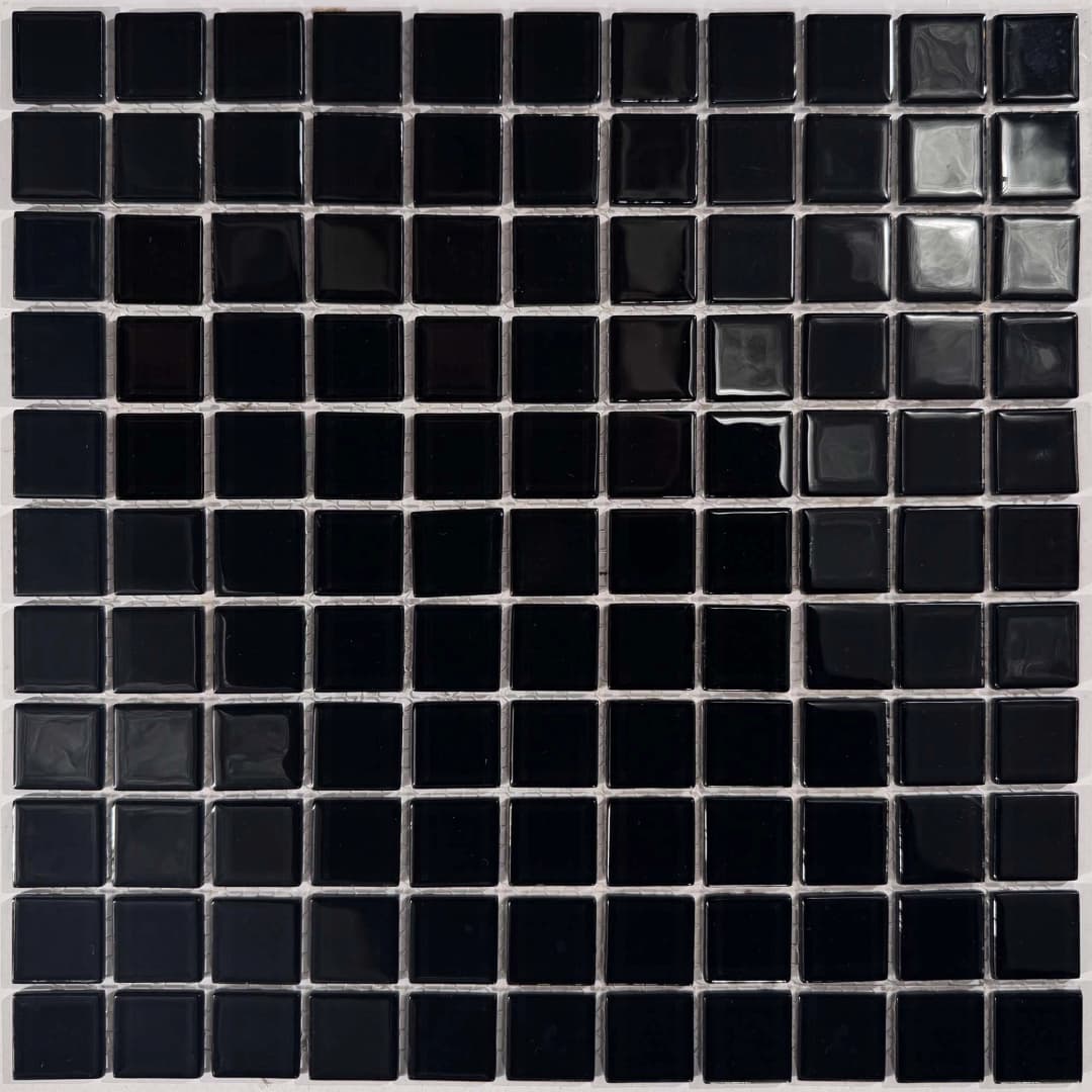 Mosaico Crystal Negro 30x30 cm