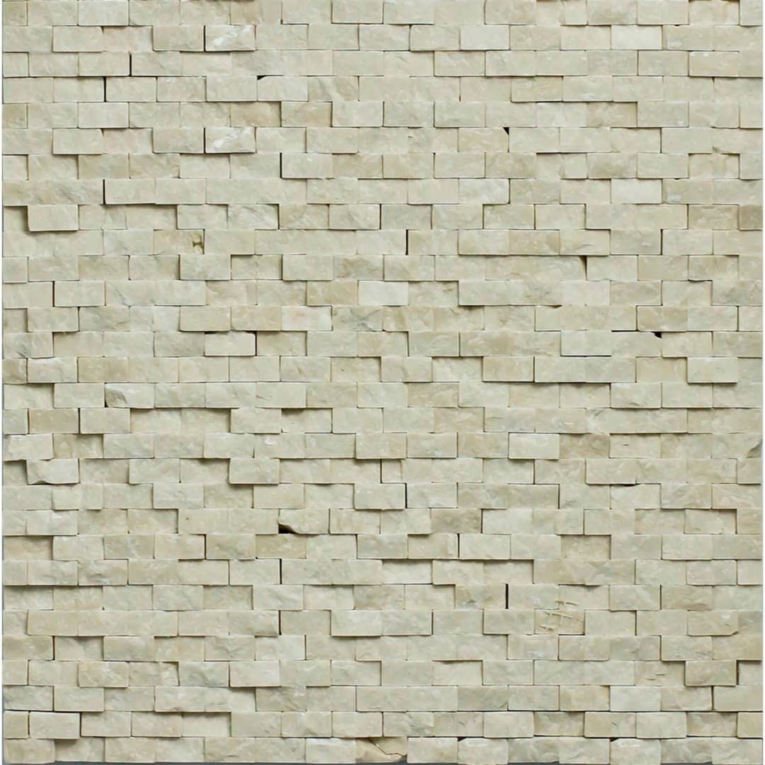 Mosaico Blanco Rústico Marfil 30x30 cm
