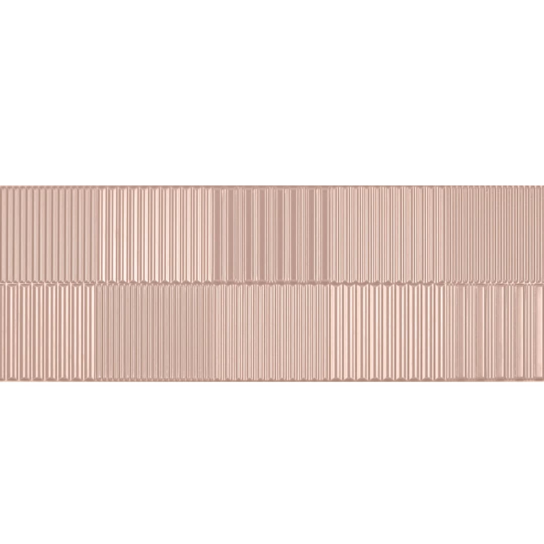 Cerámica Muro Groove Old Rose Mate 30x90 cm