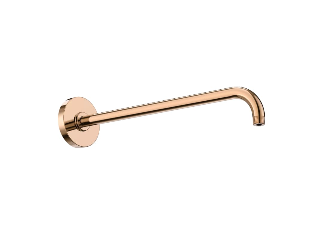 Brazo de Ducha Rainsense a Pared Rose Gold 400x75x20 mm